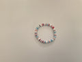 July 4th clay bead bracelet