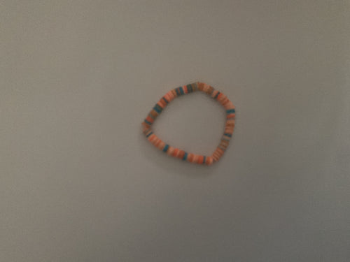 Aloha sun flower clay bead bracelet set