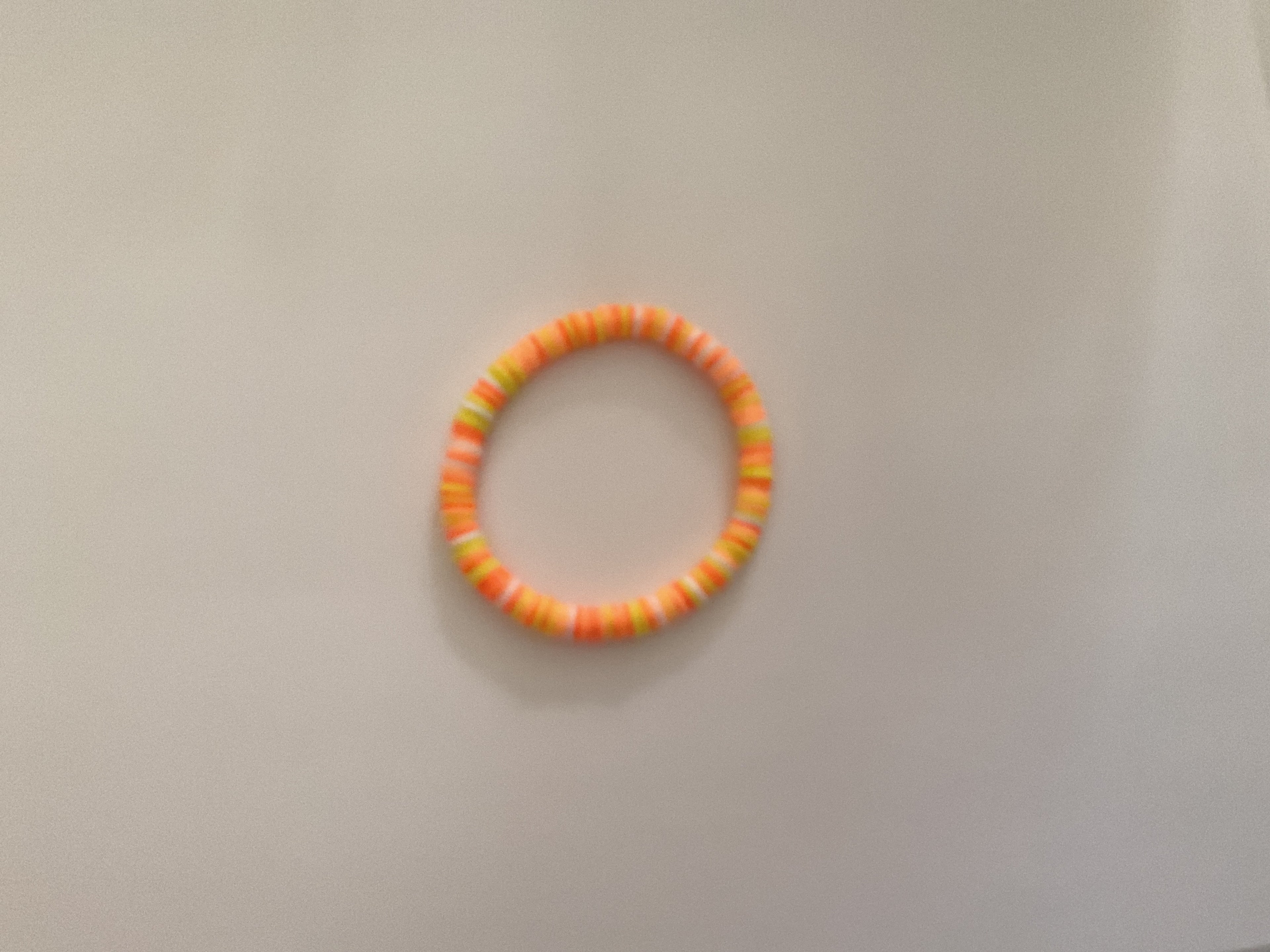 Sunshine breeze clay bead bracelet