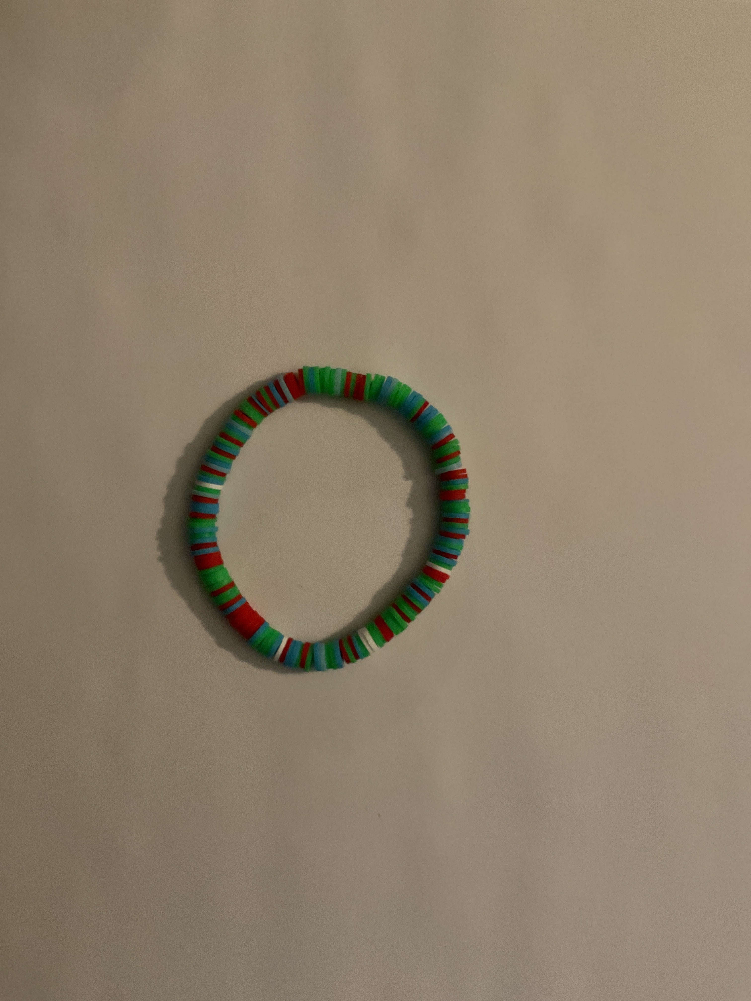 Juice box clay bead bracelet