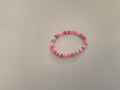 The ‘M’ clay bead bracelet