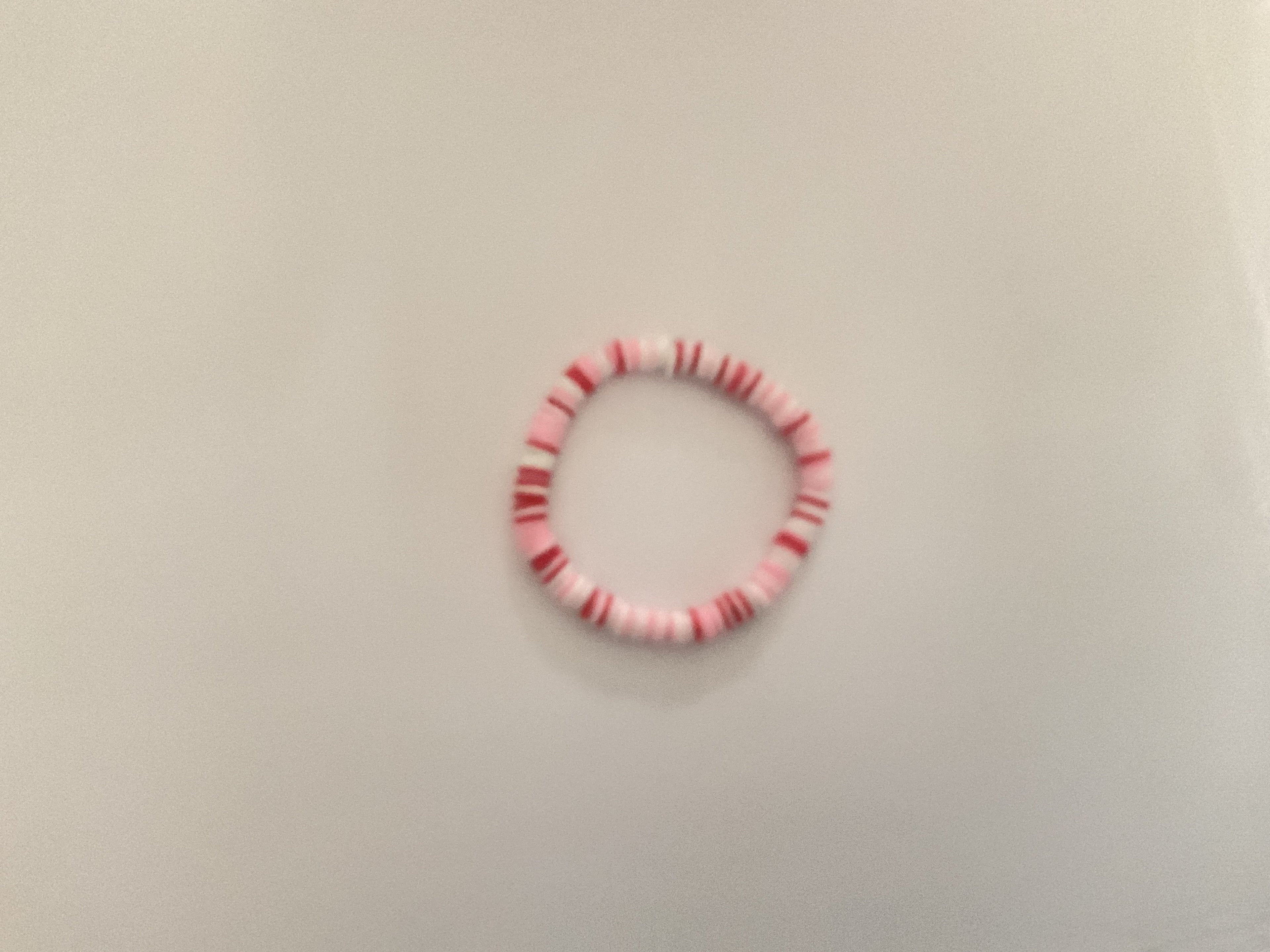 The love clay bead bracelet