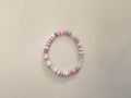 Gumdrop clay bead bracelet