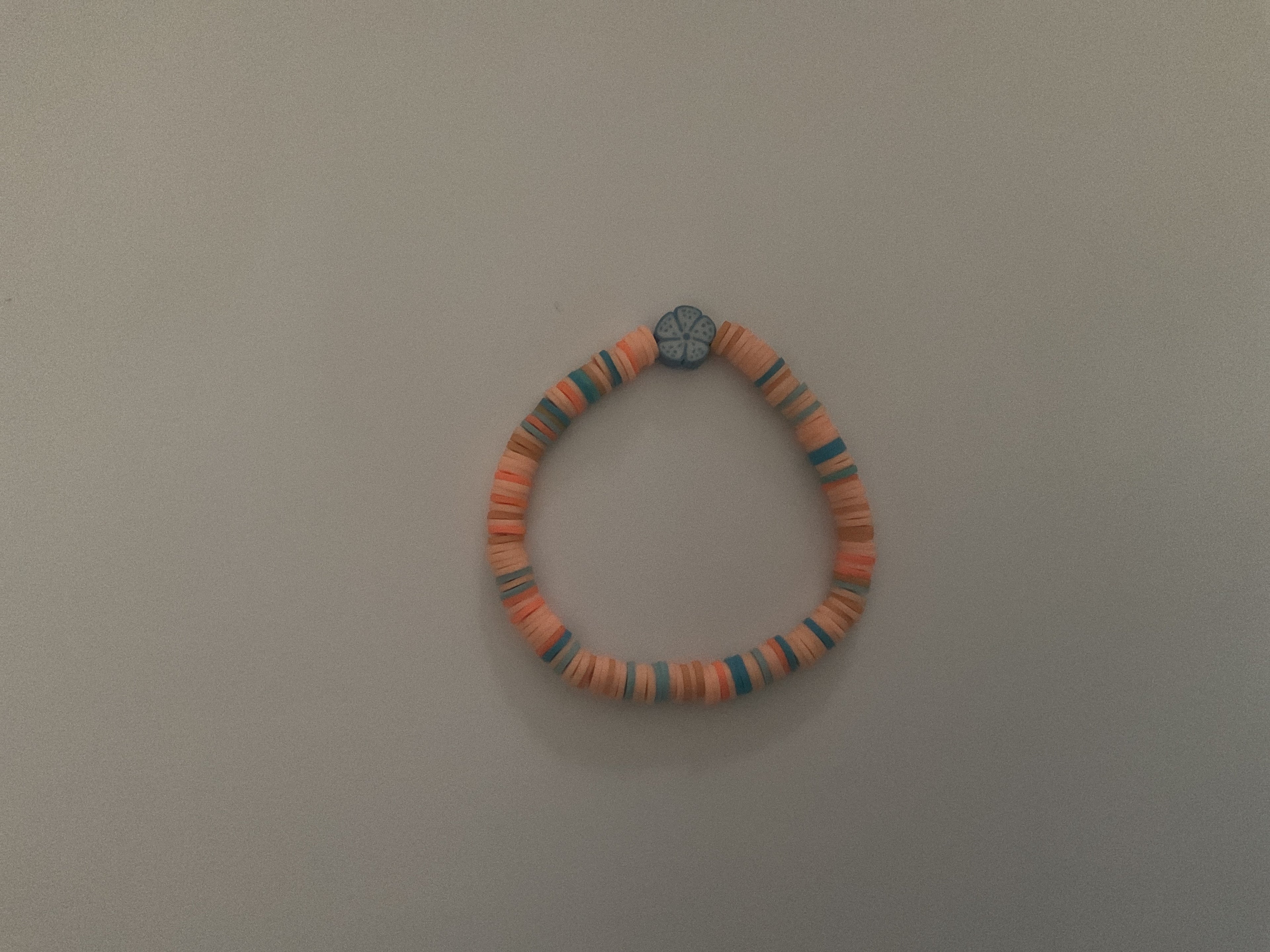 Aloha sun flower clay bead bracelet set