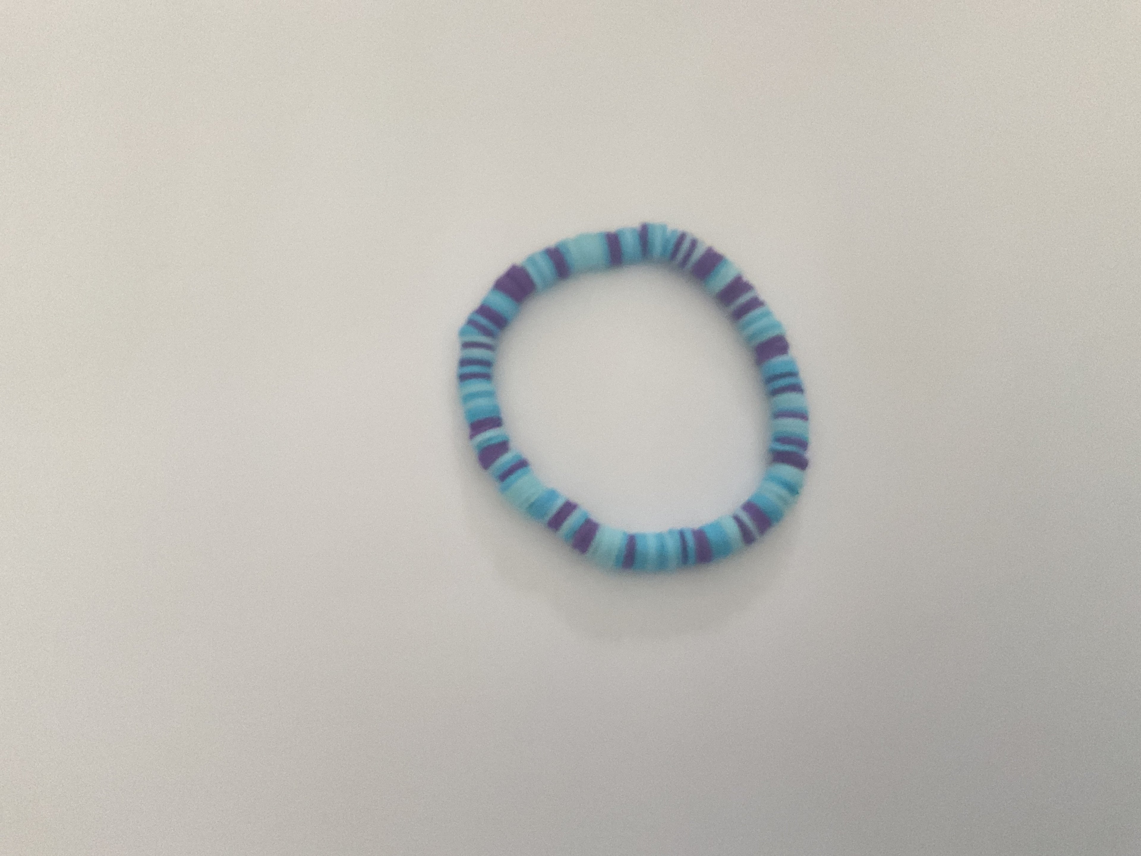 Night sea clay bead bracelet